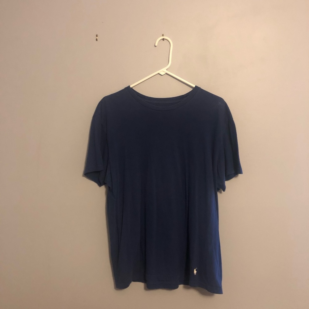 Men’s large blue polo t shirt